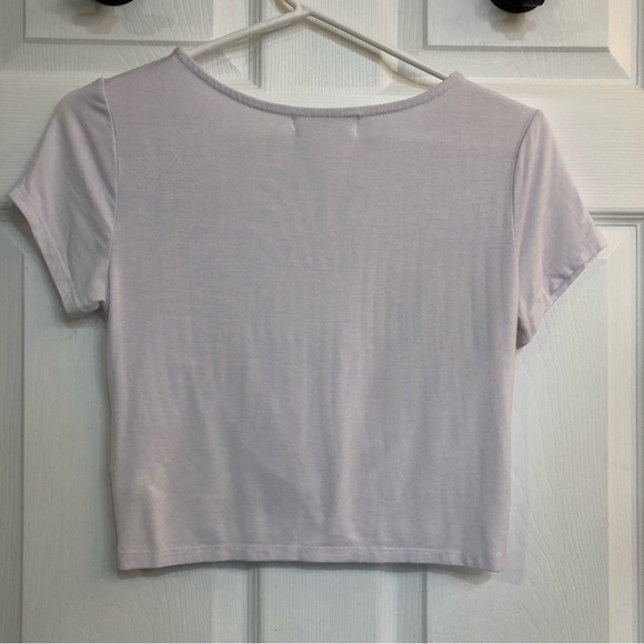 Knotted Crop Top Tee - Picture 11 of 14